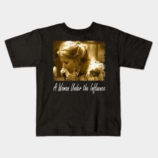 Cassavetes' Intimate Portrait A Woman the Influence Retro T-Shirts Await You Kids T-Shirt